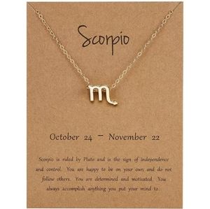 ♏️SCORPIO Zodica Necklace♏️